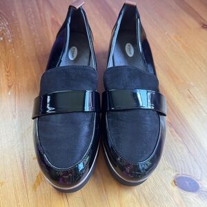 Dr scholl loafers size 6.5 black